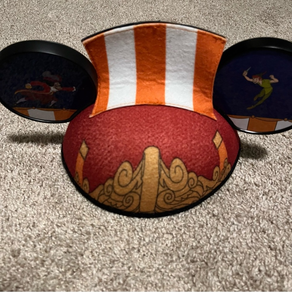 Disney Red and Orange Mickey Ears Hat